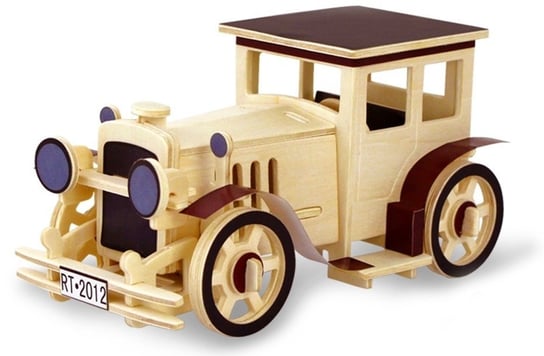 ROBOTIME Drewniane Puzzle 3D Model Klasyczne Auto Robotime