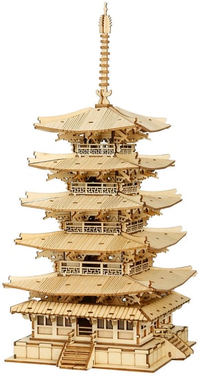 ROBOTIME Drewniane Puzzle 3D Pagoda Robotime