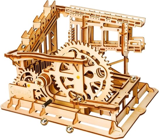 ROBOTIME Drewniane Puzzle 3D - Tor Do Wyścigu Kulek LG502 Robotime
