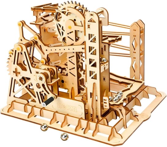 ROBOTIME Drewniane Puzzle 3D - Tor Do Wyścigu Kulek LG503 Robotime