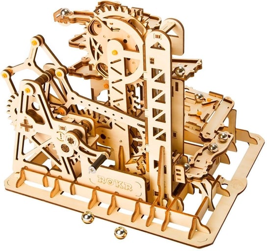 ROBOTIME Drewniane Puzzle 3D - Tor Do Wyścigu Kulek LG504 Robotime