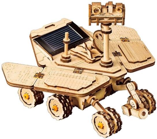 ROBOTIME Drewniany Pojazd Na Energię Słoneczną - Łazik Vaganong Robotime