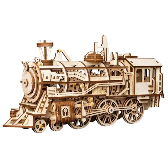 Robotime, mechaniczny drewniany model pociągu locomotive Robotime