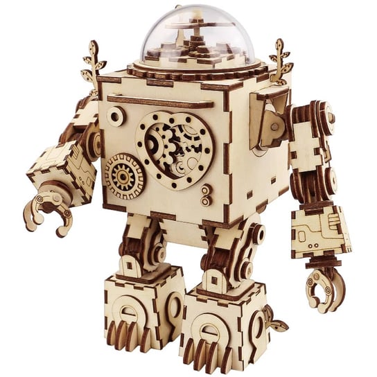 Robotime, zestaw modelarski, pozytywka steampunk orpheus Robotime