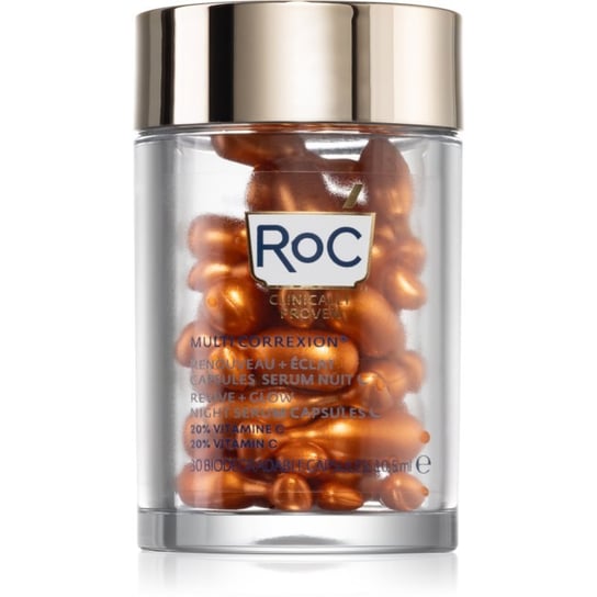 RoC Multi Correxion Revive + Glow witaminowe aktywne serum nocne w kapsułkach 30 szt. Inna marka