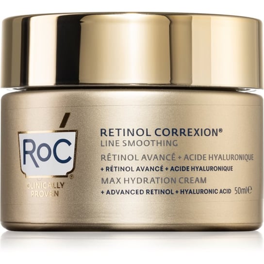 RoC Retinol Correxion Line Smoothing krem nawilżający z kwasem hialuronowym 50 ml RoC