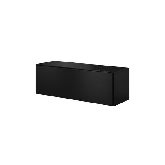 ROCK Szafka RO-1, czarna, 38x113x39 cm High Glossy Furniture