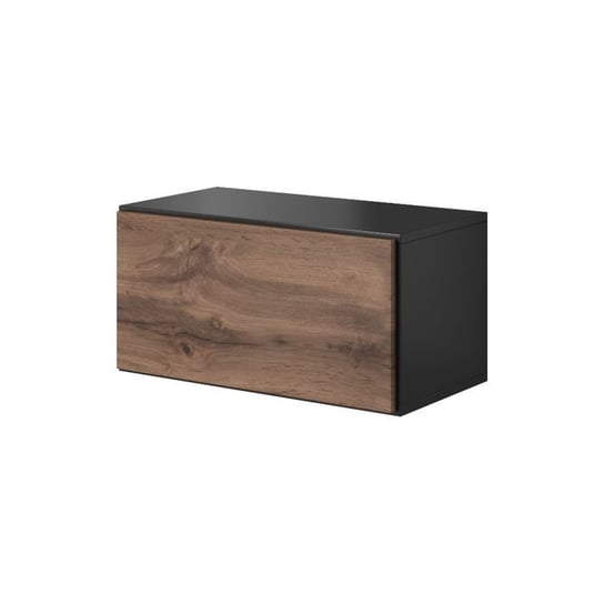 ROCK Szafka RO-3, czarny, brązowy, 75x37x39 cm High Glossy Furniture