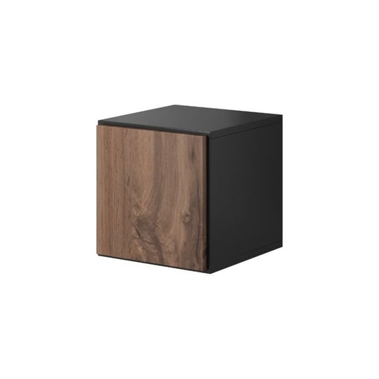 ROCK Szafka RO-5, czarny, brązowy, 37x37x39 cm High Glossy Furniture