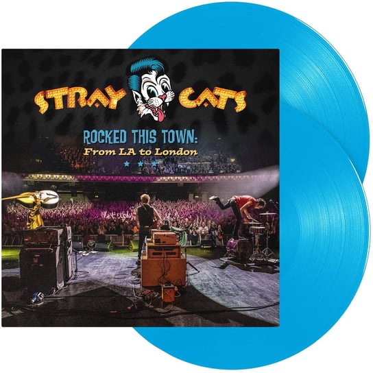 Rocked This Town From LA To London (winyl w kolorze niebieskim) Stray Cats