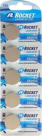 Rocket Bateria Litowa Guzikowa Cr2032 5 Sztuk Rocket