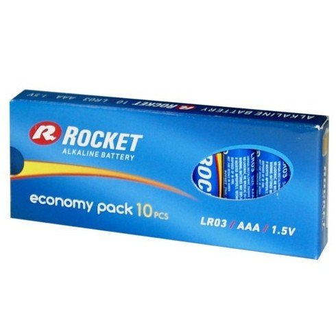 Rocket Baterie Alkaliczne Lr03/Aaa 10 Sztuk Rocket