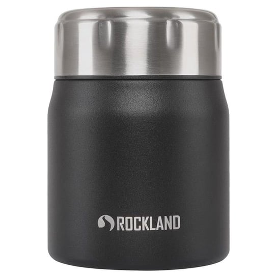 Rockland, Termos obiadowy ROCKET, Czarny 500 ml (spork w zakrętce + miseczka) ROCKLAND