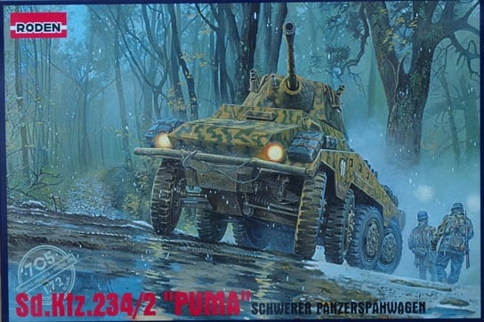 Roden 705 Sd.Kfz. 234/2 Puma 1:72 - 24H zarpapl Inna marka