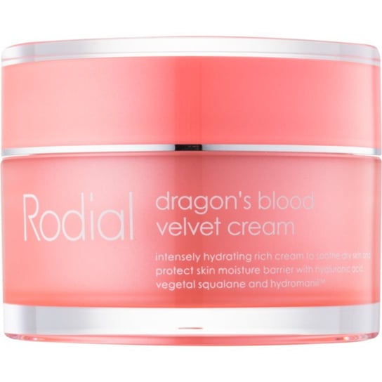 Rodial Dragon's Blood Velvet Cream krem do twarzy z kwasem hialuronowym do skóry suchej 50 ml Inna marka