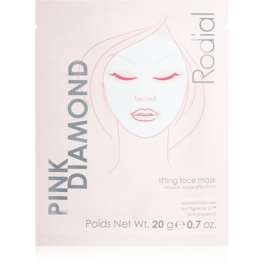 Rodial Pink Diamond Lifting Face Mask maseczka liftingująca płócienna do twarzy 1 szt. Inna marka