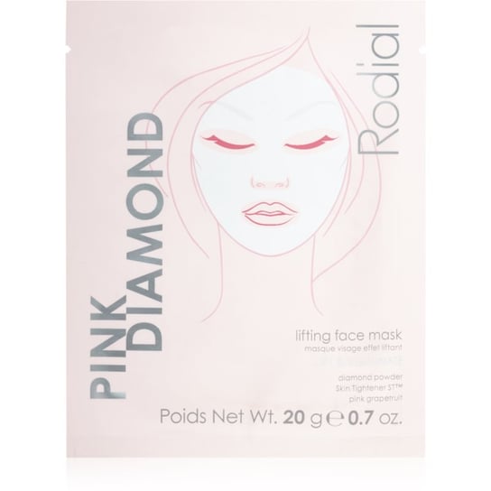 Rodial Pink Diamond Lifting Face Mask maseczka liftingująca płócienna do twarzy 4x1 szt. Inna marka