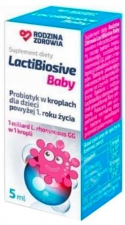 Rodzina Zdrowia, LACTIBIOSIVE BABY probiotyk, 5 ml Rodzina Zdrowia