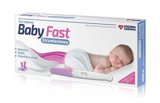 Rodzina Zdrowia, Test ciążowy Baby Fast strumieniowy Silesian Pharma