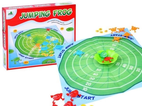 Rodzinna gra zręcznościowa żabki pchełki GR0375 JOKOMISIADA