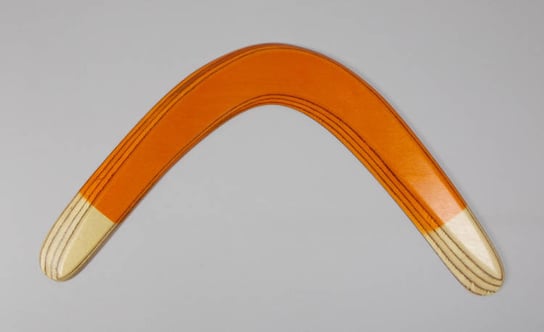 Rogal Pomarańczowy bumerang powracający - leworęczny Łowca Bumerangów