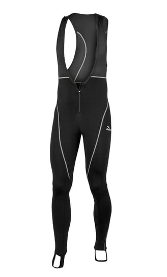ROGELLI BIKE BARGA - ocieplane męskie spodnie rowerowe, bez wkładki, kolor: czarny Rogelli