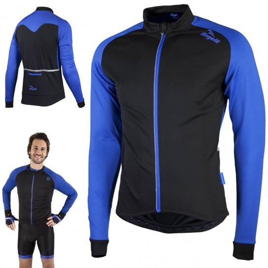 Rogelli, Bluza sportowa męska, CALUSO 2.0, czarny, rozmiar XL Rogelli