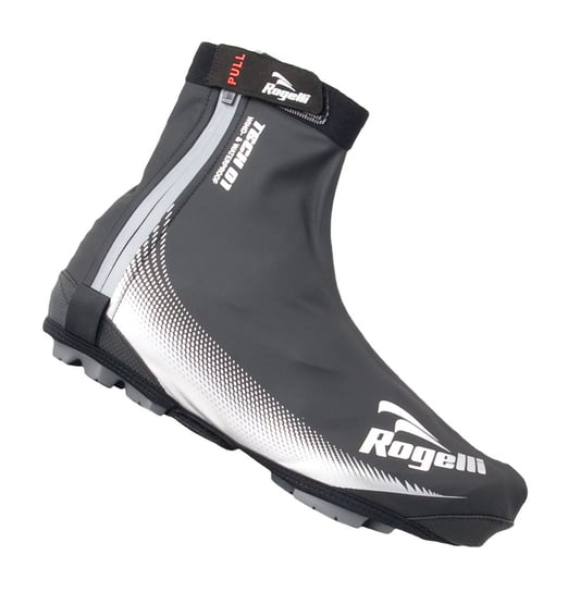 ROGELLI FIANDREX - ochraniacze na buty rowerowe, kolor: Czarno-srebrny Rogelli