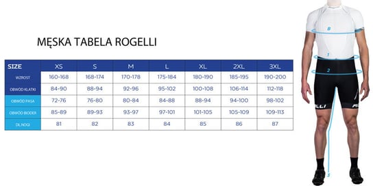 ROGELLI RITMO ocieplane spodnie rowerowe, czarny-fluor-żółty Rogelli