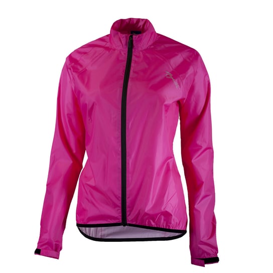 ROGELLI TELLICO damska kurtka rowerowa przeciwdeszczowa, fluor różowy Rogelli