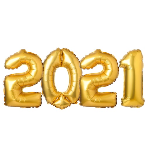 Rok 2021 - zestaw balonów foliowych Arpex