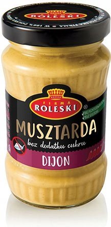 Roleski Musztarda Dijon 175g Bez Cukru Bez Glutenu Roleski