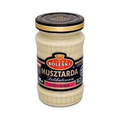 Roleski, Musztarda stołowa, bezglutenowa, 180 g Roleski