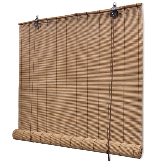Roleta bambusowa 150x160 cm, brązowa / AAALOE Inna marka