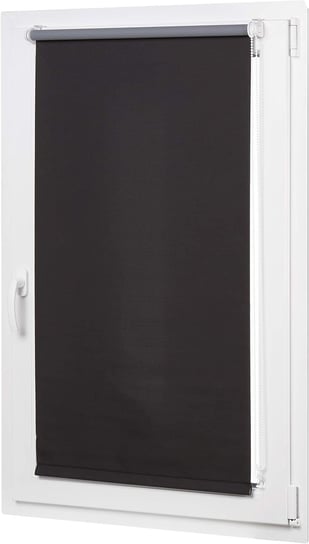 Roleta Okienna Termiczna Zaciemniająca Czarna 76x150 cm Amazon Basics Amazon
