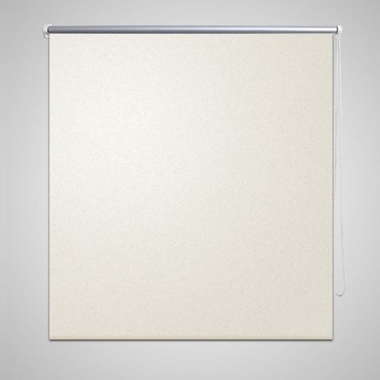 Roleta okienna zaciemniająca ciemna biel 160 x 230 cm vidaXL