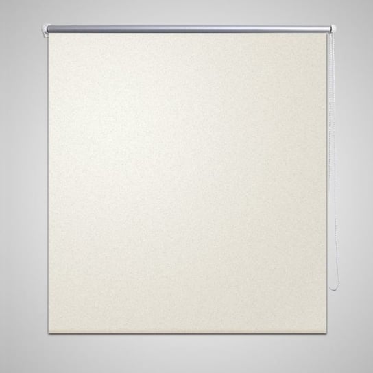 Roleta okienna zaciemniająca ciemna biel 80 x 230 cm vidaXL