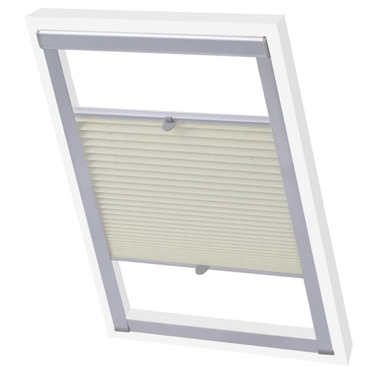 Roleta plisowana Velux, kremowa, P08/408, UV, alum Zakito Europe