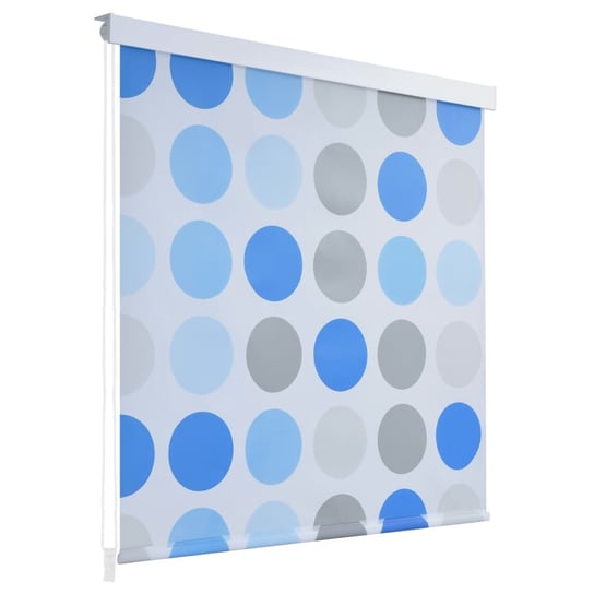 Roleta prysznicowa MWGROUP, niebiesko-biała, 100x240 cm vidaXL
