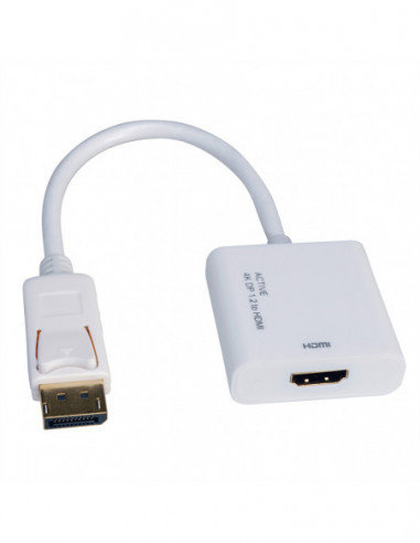 ROLINE Adapter, aktywny, v1.2, DP-HDMI, M/F Roline