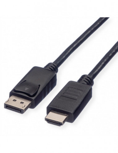 ROLINE DisplayPort Cable, DP - HDTV, M/M, czarny, 1,5 m Roline