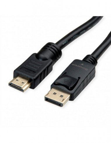 ROLINE DisplayPort Cable, DP - UHDTV, M/M, czarny, 7,5 m Roline