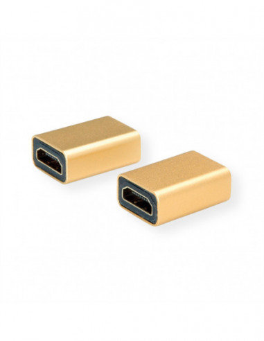 ROLINE GOLD HDMI Adapter, HDMI F - HDMI F Roline