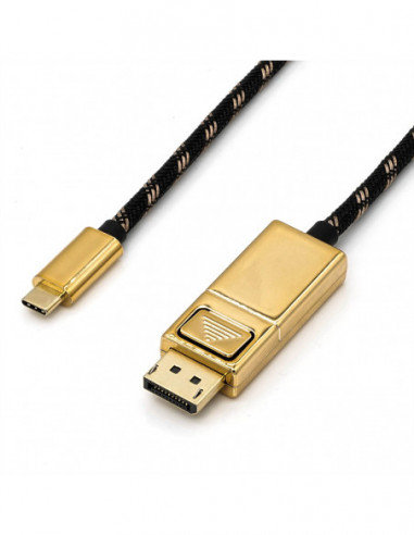 ROLINE GOLD Kabel typu C - DisplayPort, M/M, 1 m Roline