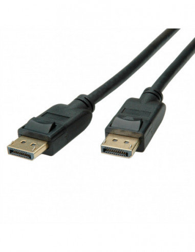 ROLINE GREEN DisplayPort Cable, v1.4, DP-DP, M/M, czarny, 5 m Roline