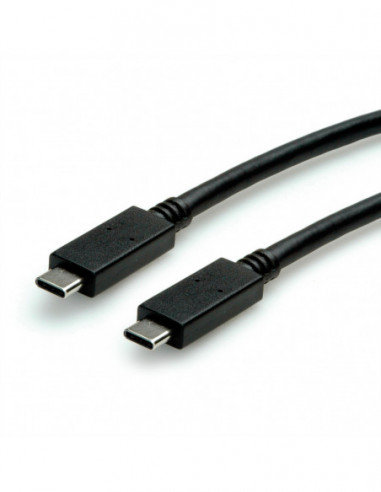 ROLINE GREEN USB 3.2 Gen 2 Cable, PD (Power Delivery) 20V5A, z Emark, C-C, M/ Roline