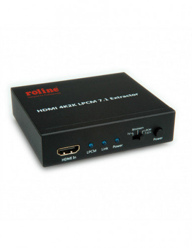 ROLINE HDMI 4K Audio Extractor LPCM 7.1 Roline