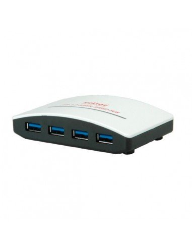 ROLINE Hub USB 3.0 4-portowy Black &amp; White Roline