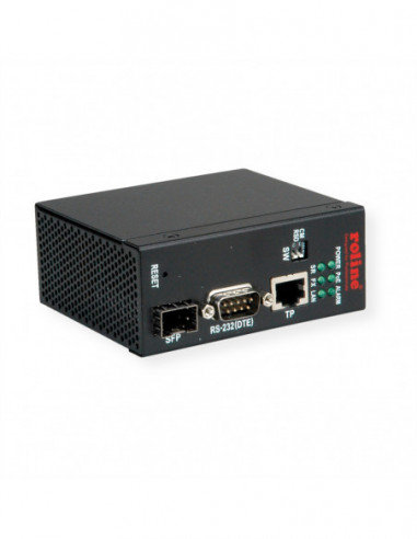 ROLINE Industrial Ethernet to Serial Media Converters (RS-232), 1x SFP Roline