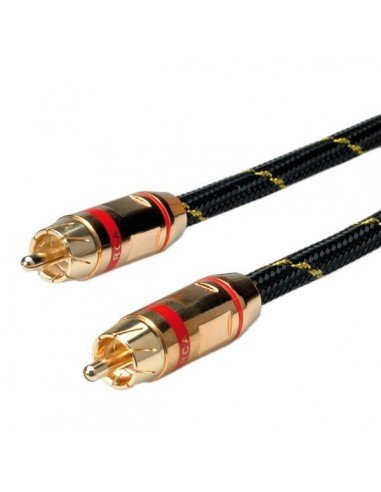 ROLINE Kabel Cinch GOLD RCA M-M 2.5m czerwony Roline